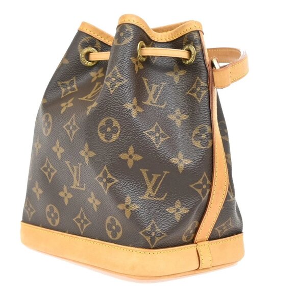LOUIS VUITTON Nano Noe Mini Hand Bag Monogram Leather Brown M42227 631KA826 - Picture 13 of 16
